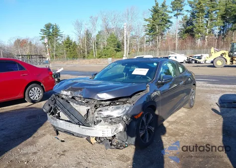 2016 Honda Civic Touring z USA, uszkodzony, nr VIN 2HGFC3B92GH360795